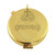 Engraved Sacred Heart Pyx | Holds 12 Hosts | 24K Gold-Plated