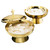 Large Ciborium with Cross Top | 500 Hosts | Gold-Plated