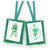2-1/4" Laminated Green Scapular | Pack of 10