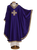 QUICK SHIP | Lightweight Swarovski Stone Cross Chasuble | V Collar | All Colors
