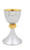 QUICK SHIP | Four Evangelist Node Chalice | 24K & Silver-Plated Finish