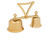 QUICK SHIP | Polished Brass Altar Bells | One, Two, Three, or Four Bell Sets | Made in Italy