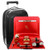 Large Travel Mass Kit | Rolling Suitcase with Red Satin Interior | Made In Italy