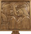 #91STA49 Solid Bronze Stations Of The Cross | 16" Square Bas Relief