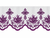 1108 Embroidered Cross & Rose Altar Cloth | 100% Polyester | All Colors | Custom Sizing Quote Form