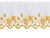 1308 Gold Silk Embroidered Grape & Vine Altar Cloth | 100% Polyester | Custom Sizing Quote Form