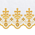 8007/8008 Silk Embroidered Cross & Crown Altar Cloth | 100% Polyester | Custom Sizing Quote Form