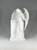 10.5" Sorrowful Standing Angel Statue | White Resin