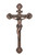 20" Ornate Hanging Crucifix | Cold Cast Bronze Resin