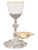 Ornately Engraved Chalice & Well Paten | 9 5/8", 12oz. | Silver-Plated