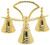 3-Bell Altar Bells | 24K Gold Plated