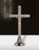 17" Last Supper Altar Crucifix | Nickel-Plated Brass