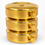 QUICK SHIP | 460G Stacking Ciboria Set | 825 Hosts | 24K Gold Plated | Talon Texture