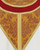 #5236 Woven Gold Braid & Velvet Concelebrant Gothic Chasuble | Plain Neck | 30% Viscose/70% Poly