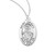 Patron Saint Abigail Oval Sterling Silver Medal | 18" Chain