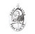 Patron Saint Agatha Oval Sterling Silver Medal | Style B | 24" Endless Chain