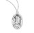 Patron Saint Apollonia Oval Sterling Silver Medal | 18" Chain