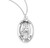 Patron Saint Ava Oval Sterling Silver Medal | 18" Chain