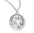 Patron Saint Camillus Round Sterling Silver Medal | 20" Chain