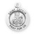 Patron Saint Cecilia Round Sterling Silver Medal | Style A | 18" Chain