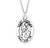 Patron Saint Charles Oval Sterling Silver Medal | 24" Endless Chain