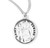 Patron Saint Edward Round Sterling Silver Medal