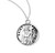 Patron Saint Helen Round Sterling Silver Medal | 18" Chain