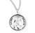 Patron Saint Joan de Lestonnac Round Sterling Silver Medal | 18" Chain