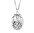 Patron Saint Julia Oval Sterling Silver Medal | 24" Chain