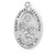 Patron Saint Kateri Tekakwitha Oval Sterling Silver Medal | 18" Chain