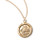 Patron Saint Michael Round Gold Over Sterling Silver Medal | 1