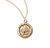 Patron Saint Michael Round Gold Over Sterling Silver Medal | 2