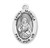 Patron Saint Monica Oval Sterling Silver Medal | 18" Chain