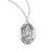 Patron Saint Monica Oval Sterling Silver Medal | 18" Chain