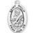 Patron Saint Philip Oval Sterling Silver Medal