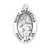 Patron Saint Sebastian Oval Sterling Silver Medal | 1