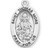 Patron Saint Thomas More Oval Sterling Silver Medal | 20" Chain