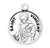 Patron Saint Vincent Round Sterling Silver Medal