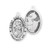 Saint Christopher Oval Sterling Silver Tennis Male Athlete Medal