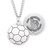 Saint Christopher Sterling Silver Soccer Athlete Medal