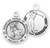 Saint Sebastian Round Sterling Silver Golf Male Athlete Medal Saint Sebastian Round Sterling Silver Golf Male Athlete Medal