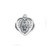 Sterling Silver Heart Shaped Miraculous Medal | 6