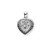 Sterling Silver Jet Black Cubic Zirconia Miraculous Medal | 1