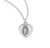 Sterling Silver Miraculous Medal | Oval In Heart