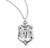 Sterling Silver Miraculous Medal | Fancy Shield