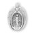 Angel Wing Sterling Silver Miraculous Medal