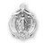 Sterling Silver Miraculous Medal | Baroque Border
