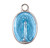 Sterling Silver Oval Blue Enameled Miraculous Medal | 1