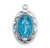 Sterling Silver Oval Blue Enameled Miraculous Medal | 3