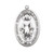 Sterling Silver Oval Miraculous Medal | 7